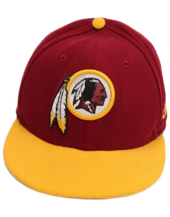 New Era Gorra de béisbol gráfica para hombre Poliéster color block en color burdeos mediano