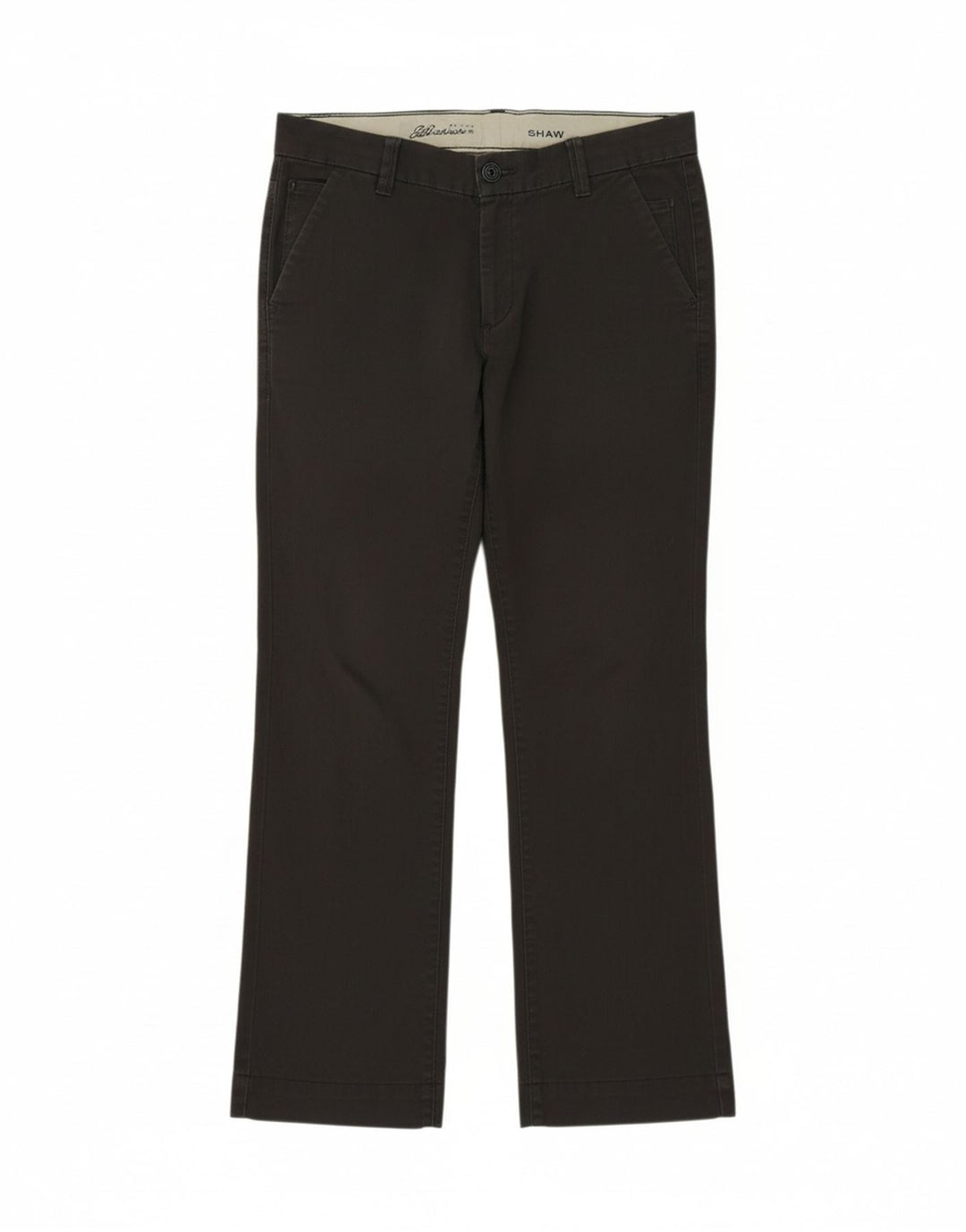 EDDIE BAUER Womens Shaw Fit Chino Trousers US 6 Medium W32 L29 Grey Vintage Eddie Bauer and Second-Hand Eddie Bauer from Messina Hembry 