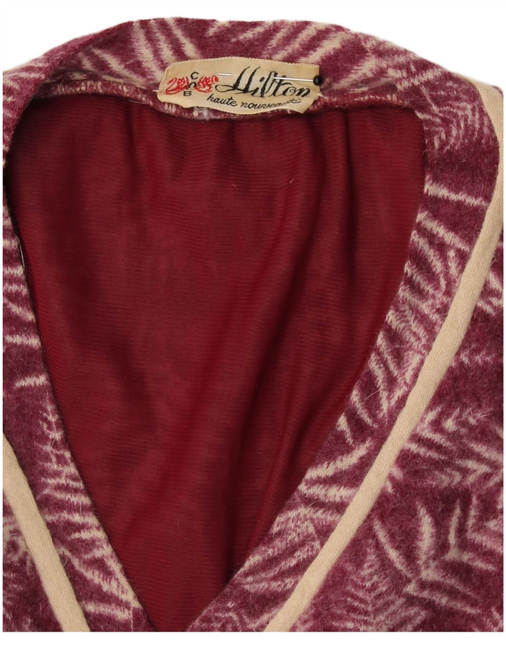 Hilton Conjunto de 2 piezas para mujer UK 10 Small Borgoña Floral