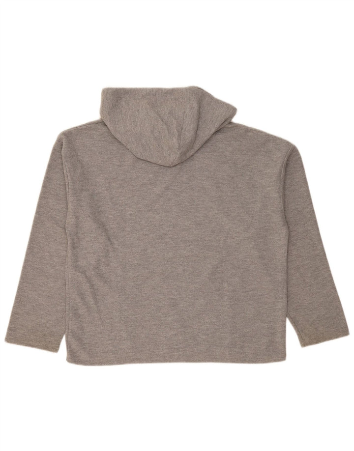 Zara Mujer Trafaluc Jersey con capucha extragrande UK 44 Poliéster gris medio