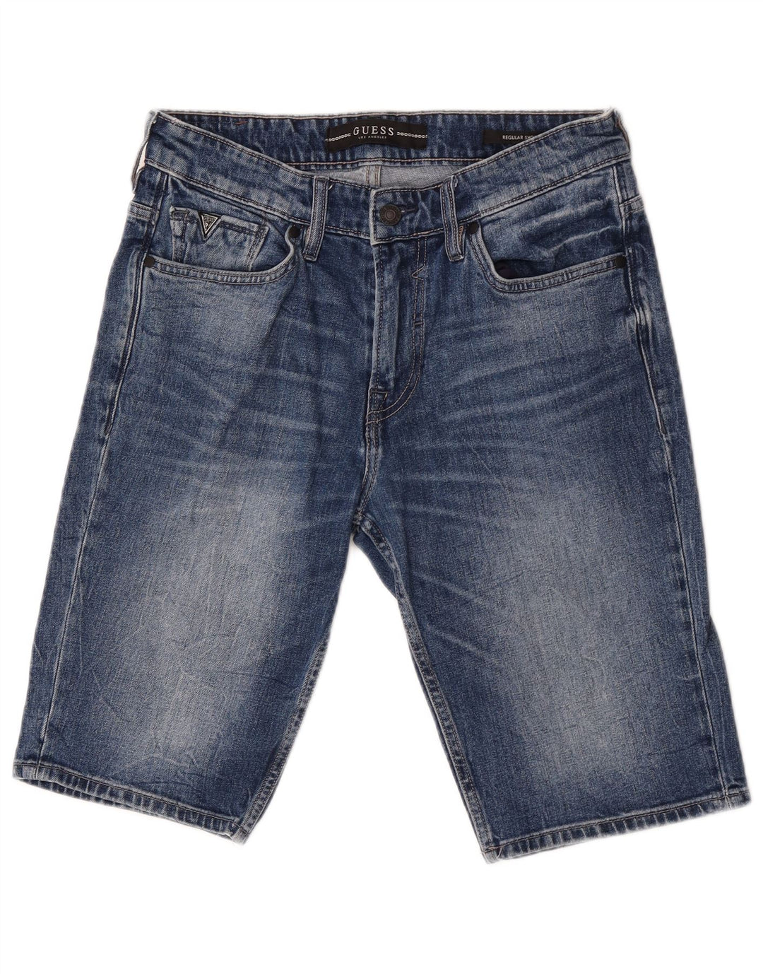 Guess Shorts Vaqueros Regulares W30 Algodón Azul Medio