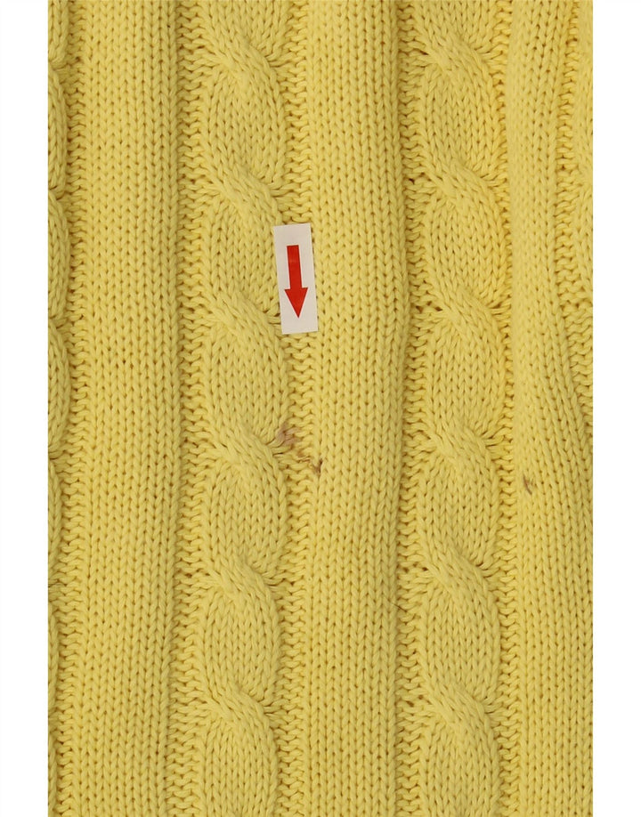 MARRONETTO Jersey con Cuello en V para Hombre Algodón Amarillo Medio