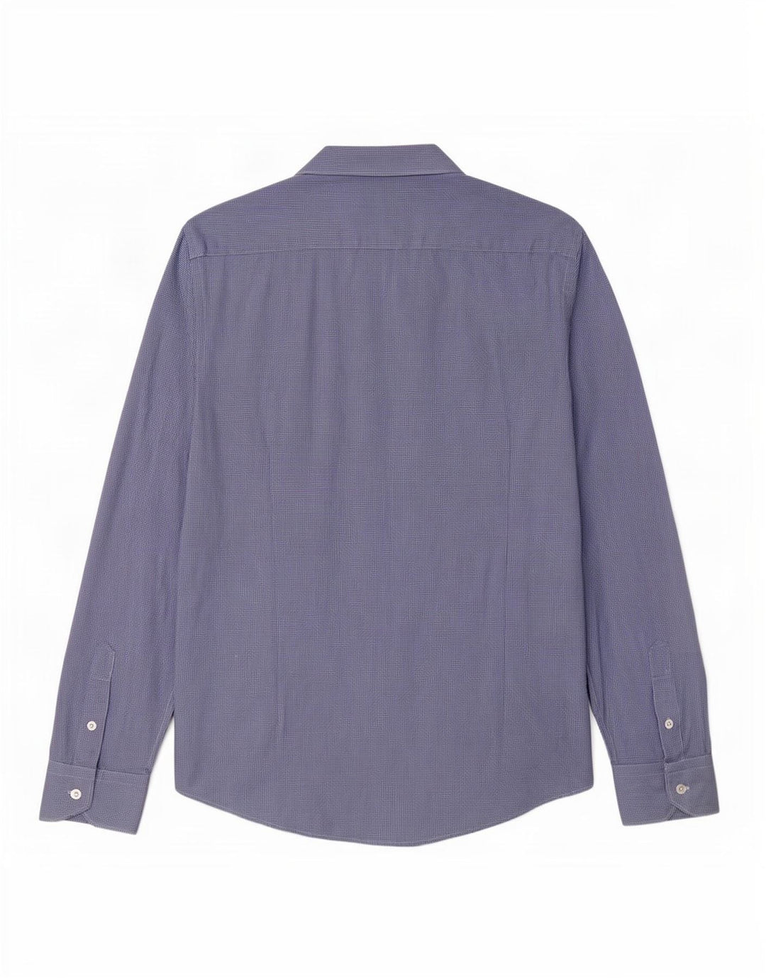 Camisa Massimo Dutti Hombre Talla 40 Mediana Azul Pata De Gallo