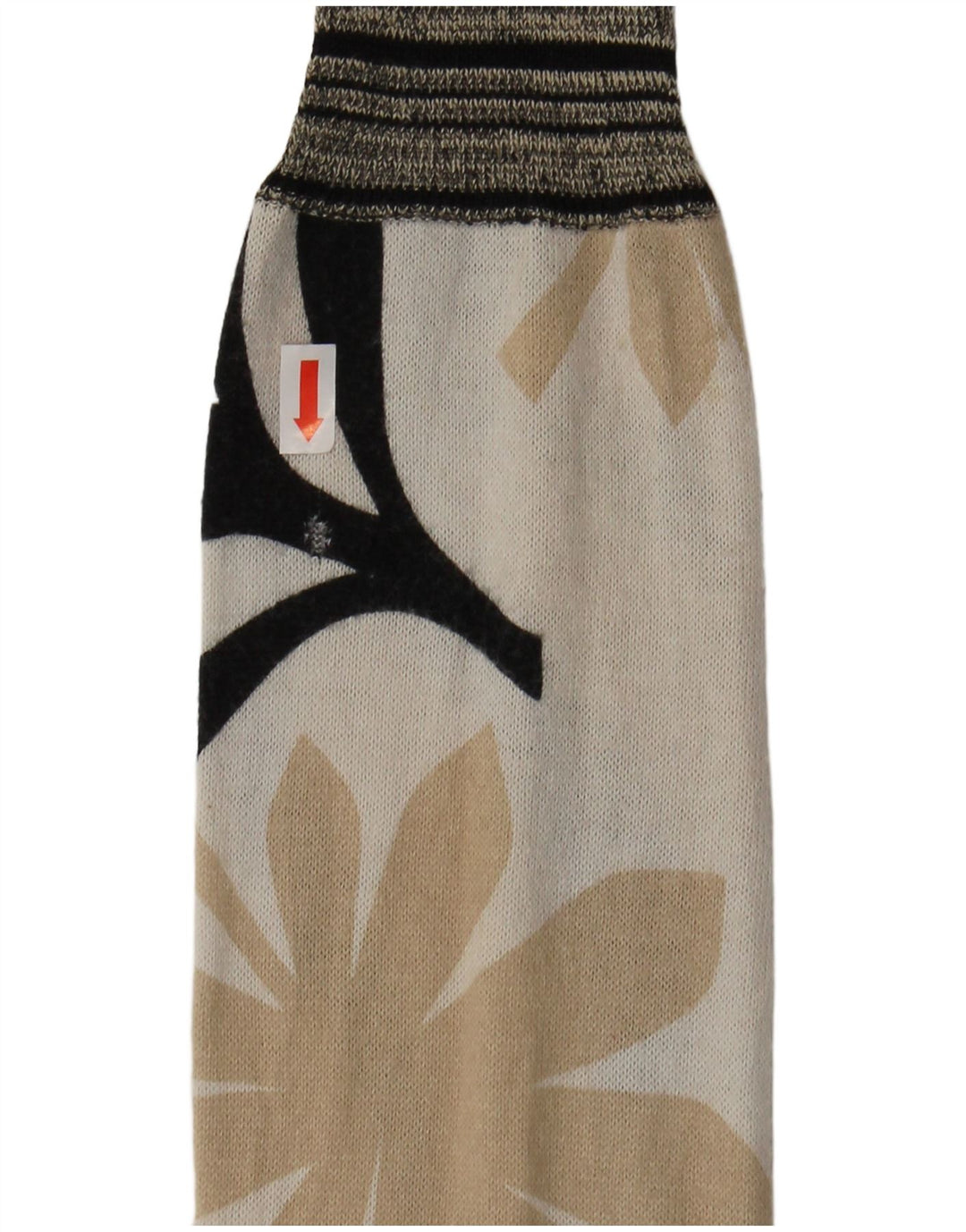 ICEBERG Suéter tipo cárdigan para mujer UK 6 XS Algodón floral blanco roto