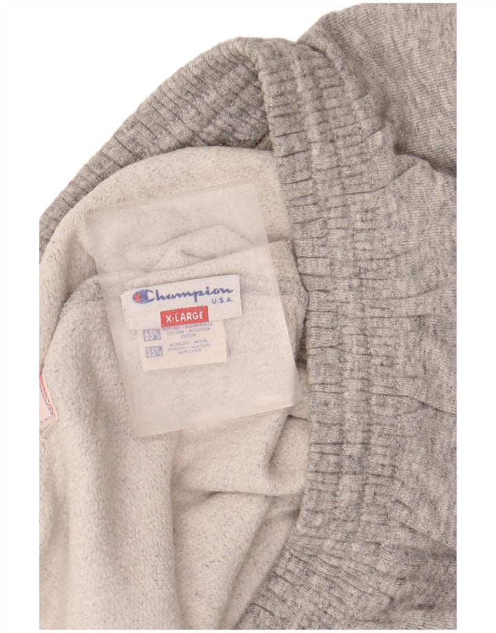 Champion Pantalones De Chándal Para Hombre XL De Algodón Moteado Gris