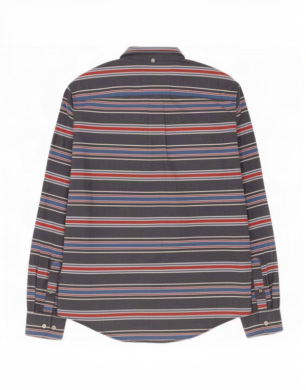 Camisa Tommy Hilfiger Hombre Algodón Rayas Azul Medio