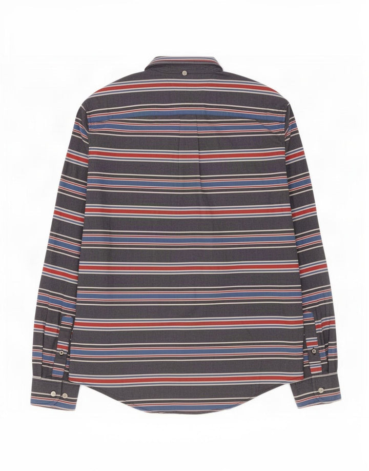 Camisa Tommy Hilfiger Hombre Algodón Rayas Azul Medio