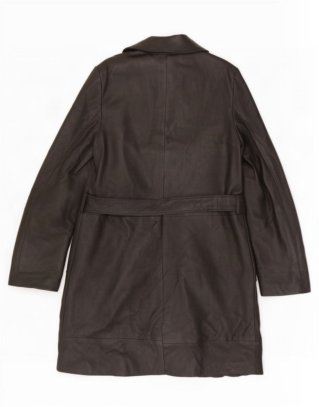 Conbipel Abrigo de cuero Free Heron para mujer IT 42 Medium Black