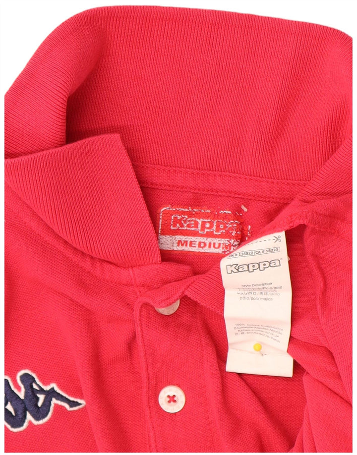 Polo Kappa Hombre Algodón Rosa Medio