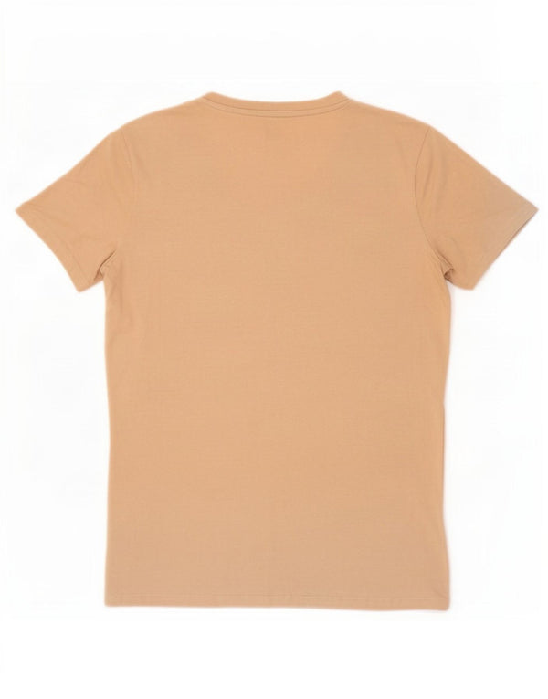 Guess Camiseta gráfica para mujer Top UK 42 Algodón beige medio