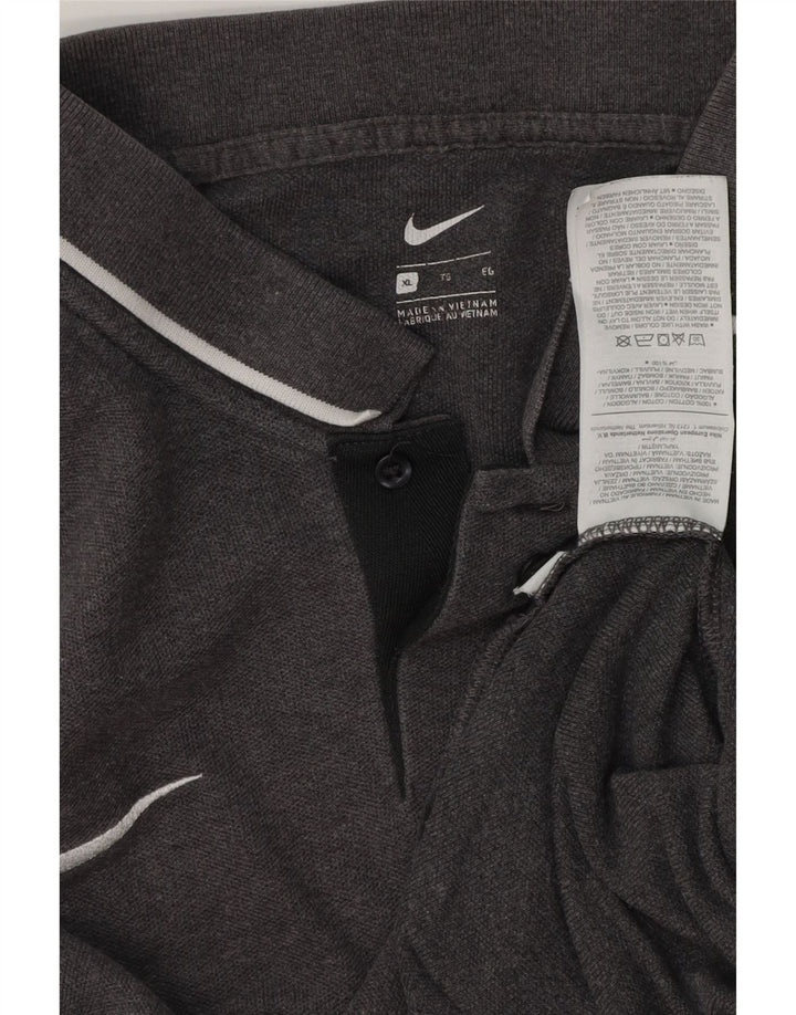 Polo NIKE Hombre XL Algodón Gris