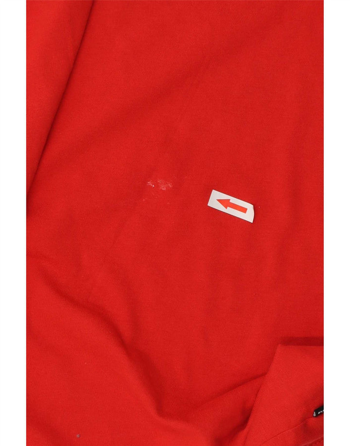 Puma - Camiseta gráfica para hombre, talla grande, algodón rojo