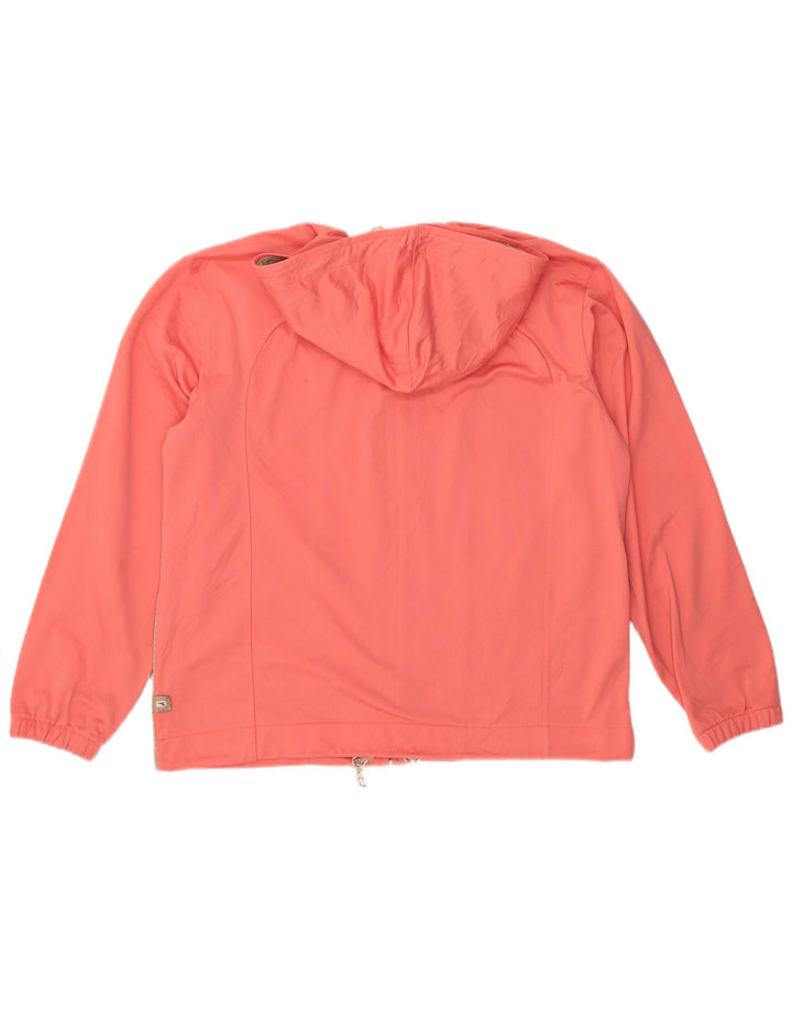 DIADORA Chaqueta de chándal con capucha para mujer, talla 40, talla grande, color rosa