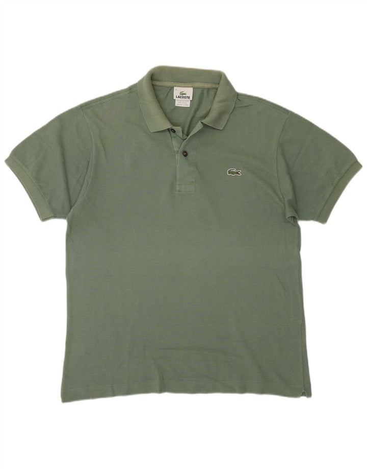 Polo Lacoste para hombre talla 4 algodón verde medio