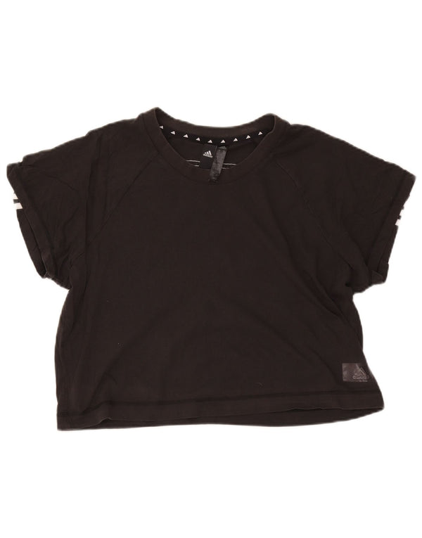 Adidas - Camiseta corta para mujer, talla 24/26, 2XL, color negro