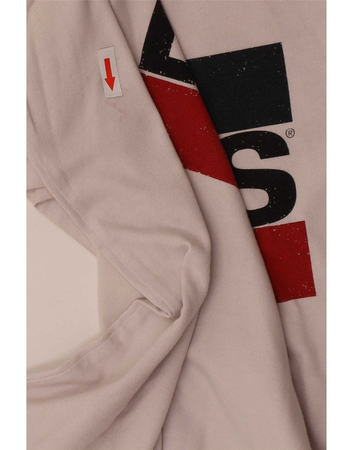 Levi's - Camiseta gráfica para hombre, talla grande, color blanco