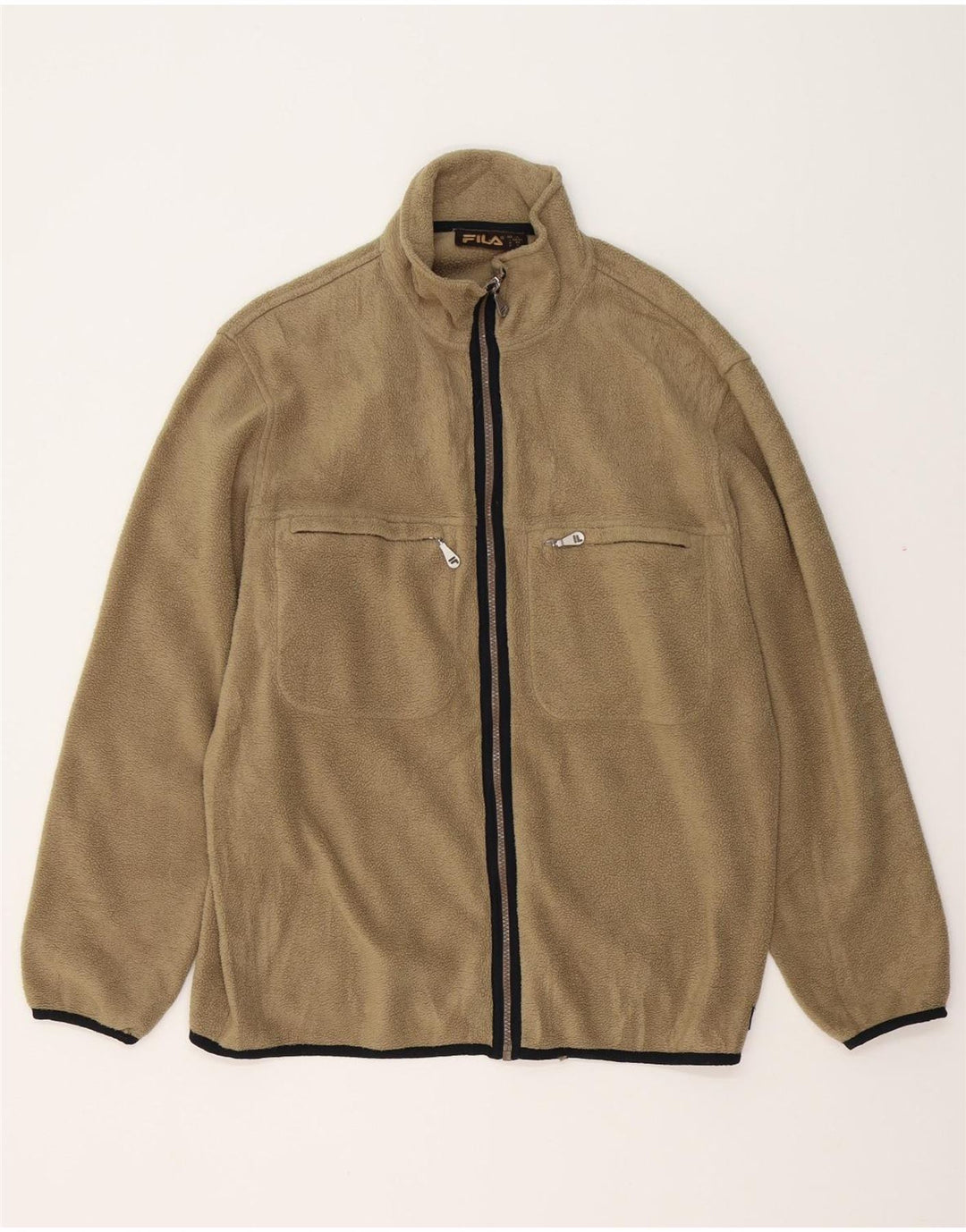 FILA Chaqueta polar para hombre UK 40 Large Beige