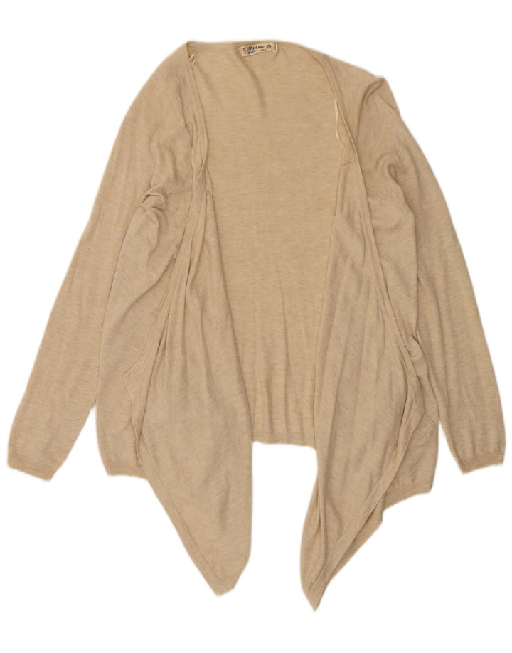Cárdigan abierto asimétrico para mujer de Fat Face UK 42 Medio Beige moteado