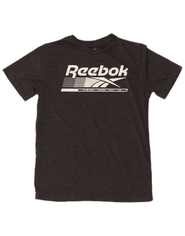 Reebok Camiseta gráfica para niño 10-11 años Gris medio Poliéster