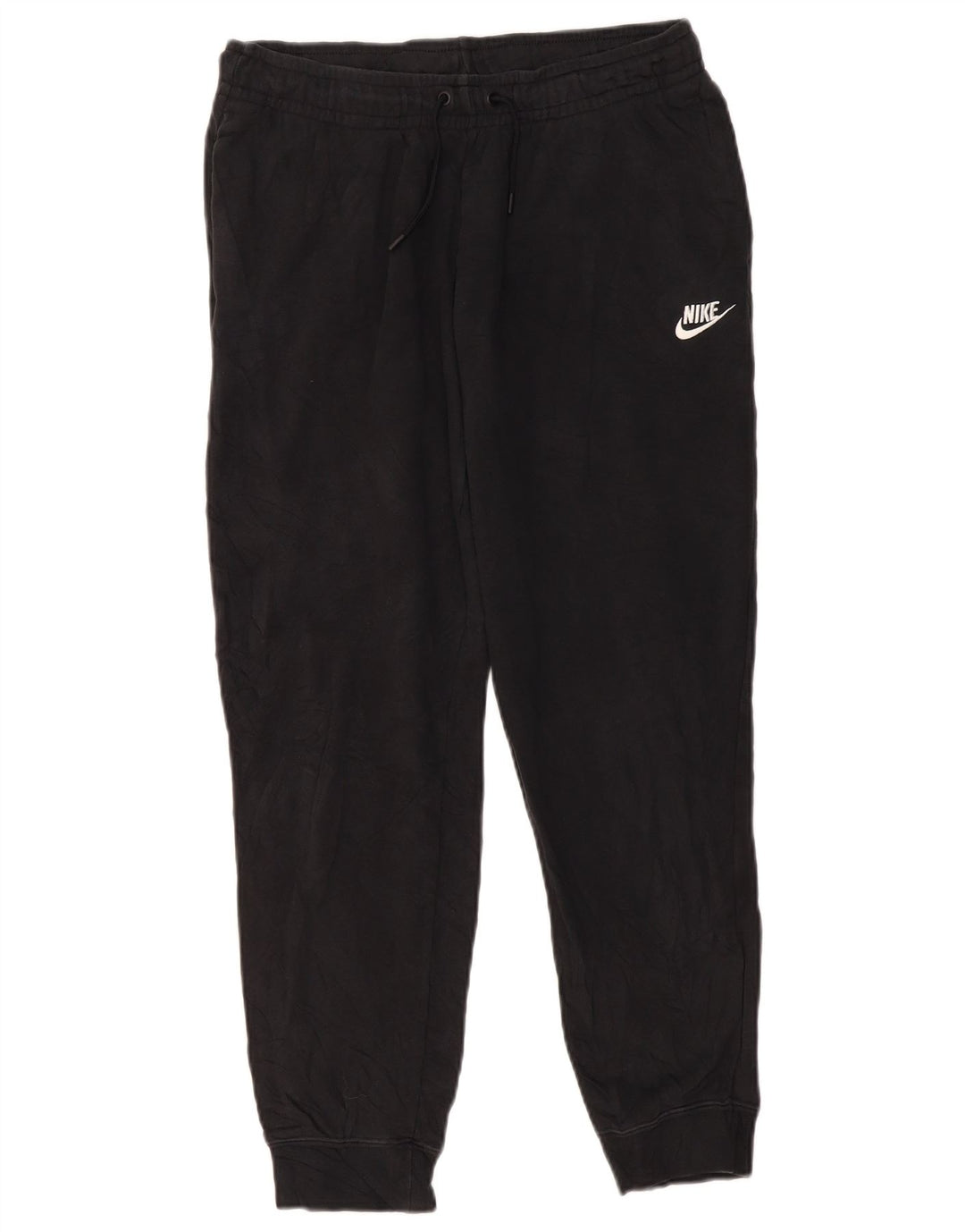 NIKE Mujer Chándal Pantalones Joggers UK 44 Mediano Negro Algodón