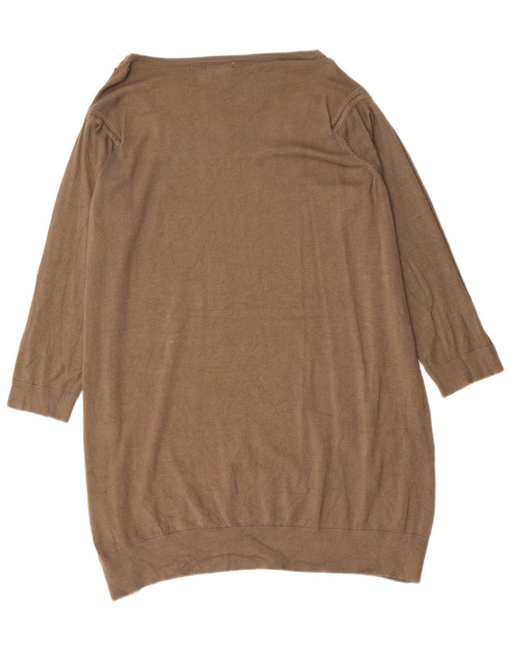 MARKS & SPENCER Vestido tipo jersey con autógrafo para mujer UK 40 XL Viscosa gris