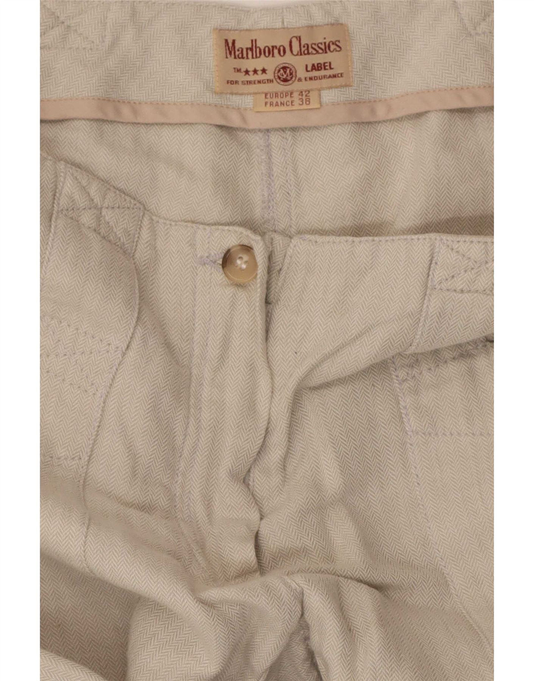 Marlboro Classics Pantalones cargo para mujer EU 42 Large W30 L30 Beige