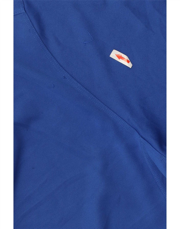 Nike Polo Dri Fit para hombre, poliéster azul grande