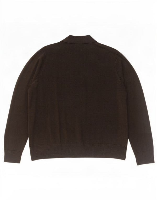 Marks & Spencer Suéter tipo cárdigan abierto para mujer UK 40 XL Acrílico negro