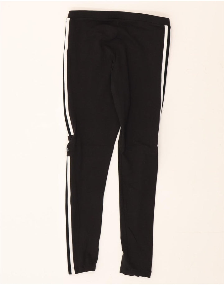 Adidas Leggings gráficos para mujer Reino Unido 12 Algodón negro mediano