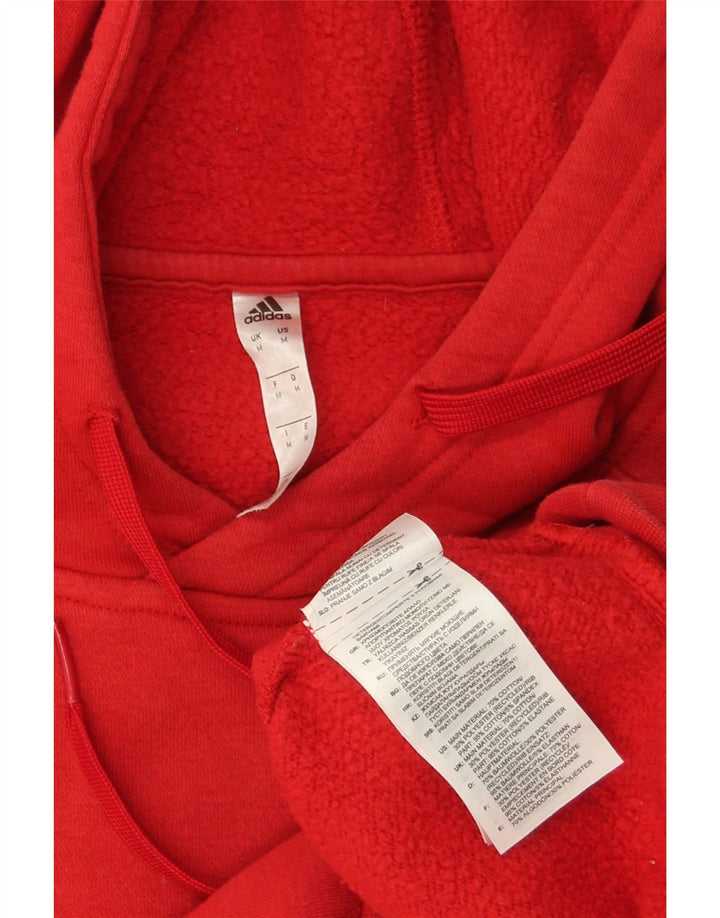 ADIDAS Hombre Sudadera con capucha Jumper Medium Rojo Algodón