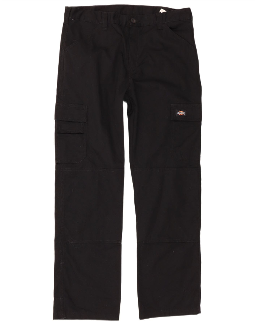 Dickies Pantalones cargo rectos para hombre W34 L32 Poliéster negro