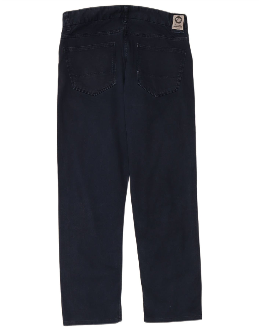 MURPHY & NYE Pantalones casuales rectos para hombre W30 L28 Azul marino