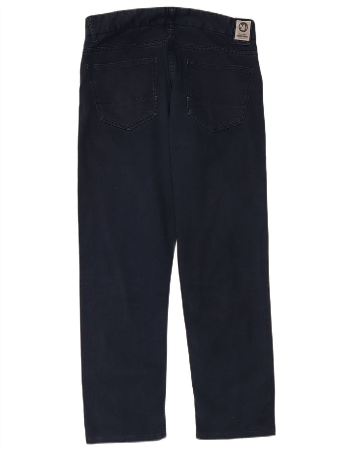 MURPHY & NYE Pantalones casuales rectos para hombre W30 L28 Azul marino