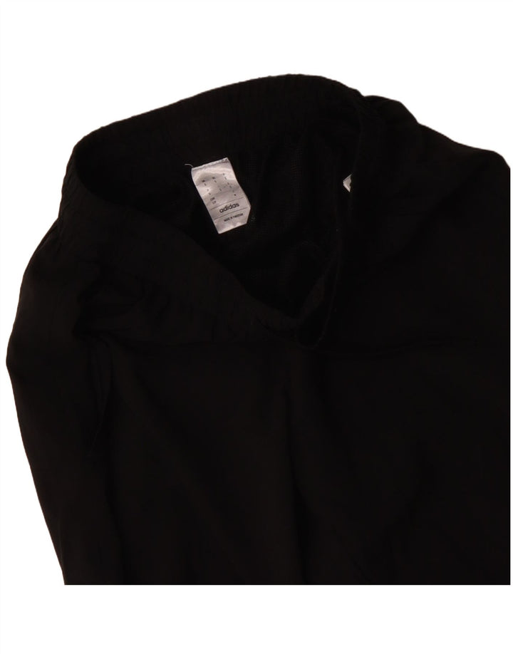 ADIDAS Hombre Chándal Pantalones Joggers Pequeño Negro Poliéster