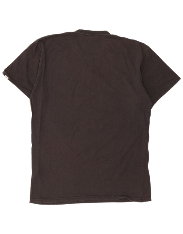 Vans - Camiseta gráfica para hombre, talla grande, algodón negro
