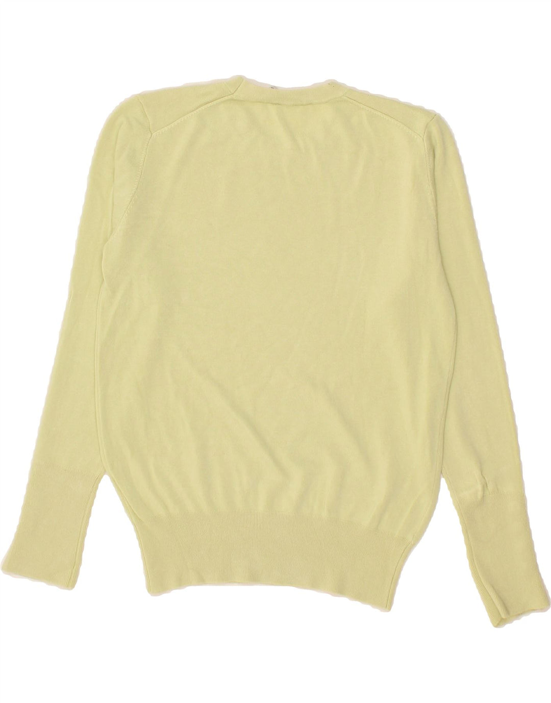 ZARA Womens Crew Neck Jumper Sweater UK 16 Large Yellow Vintage Zara and Second-Hand Zara from Messina Hembry 