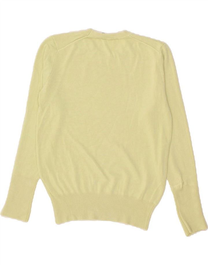 ZARA Womens Crew Neck Jumper Sweater UK 16 Large Yellow Vintage Zara and Second-Hand Zara from Messina Hembry 