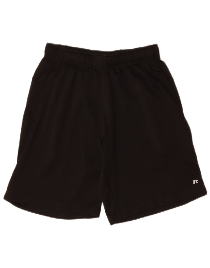 RUSSELL ATHLETIC Pantalones cortos deportivos para hombre Pequeño Poliéster negro