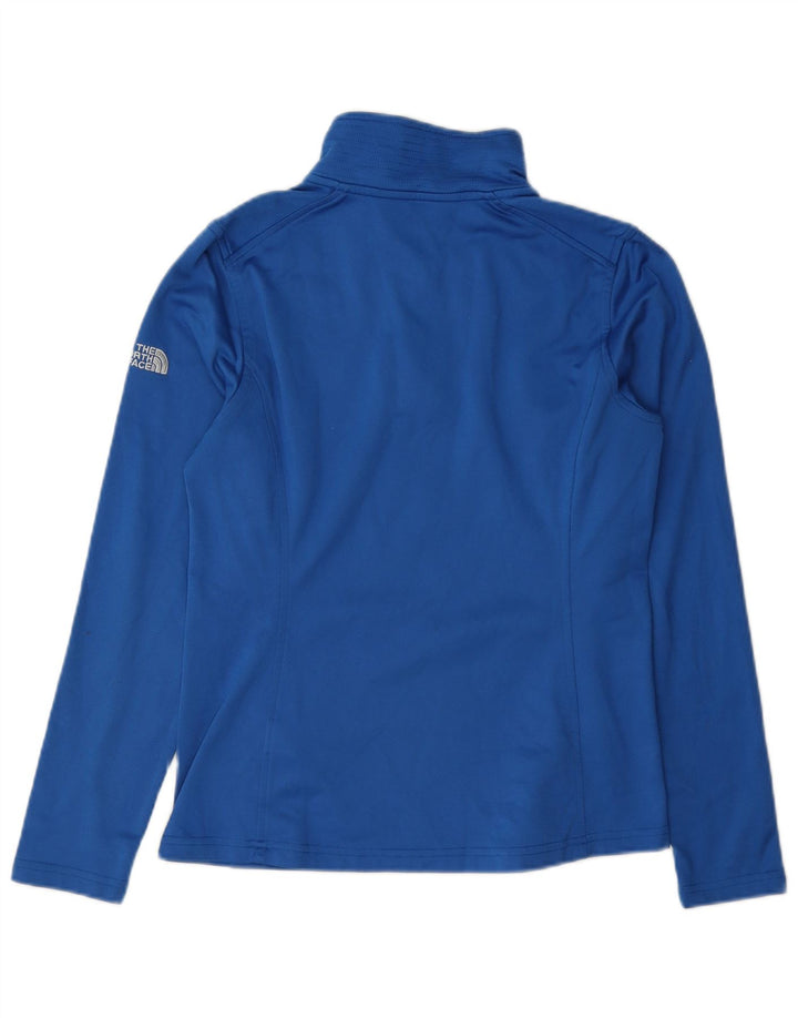 The North Face Top de chándal con cuello y cremallera para mujer UK 10 Small Blue