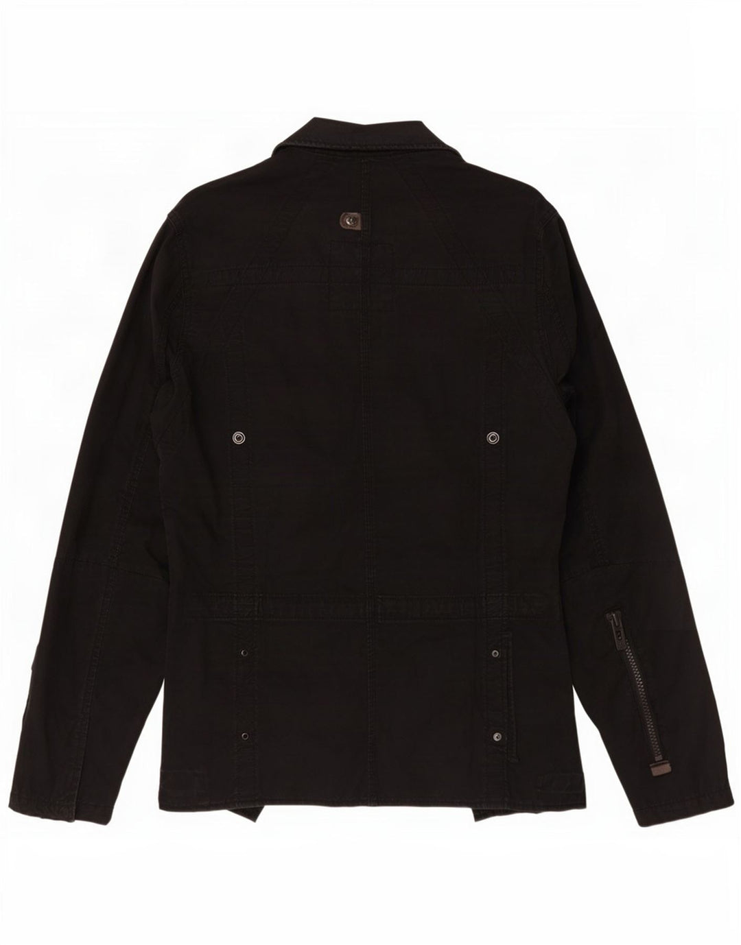 G-Star Chaqueta utilitaria para hombre UK 40 Grande Algodón negro
