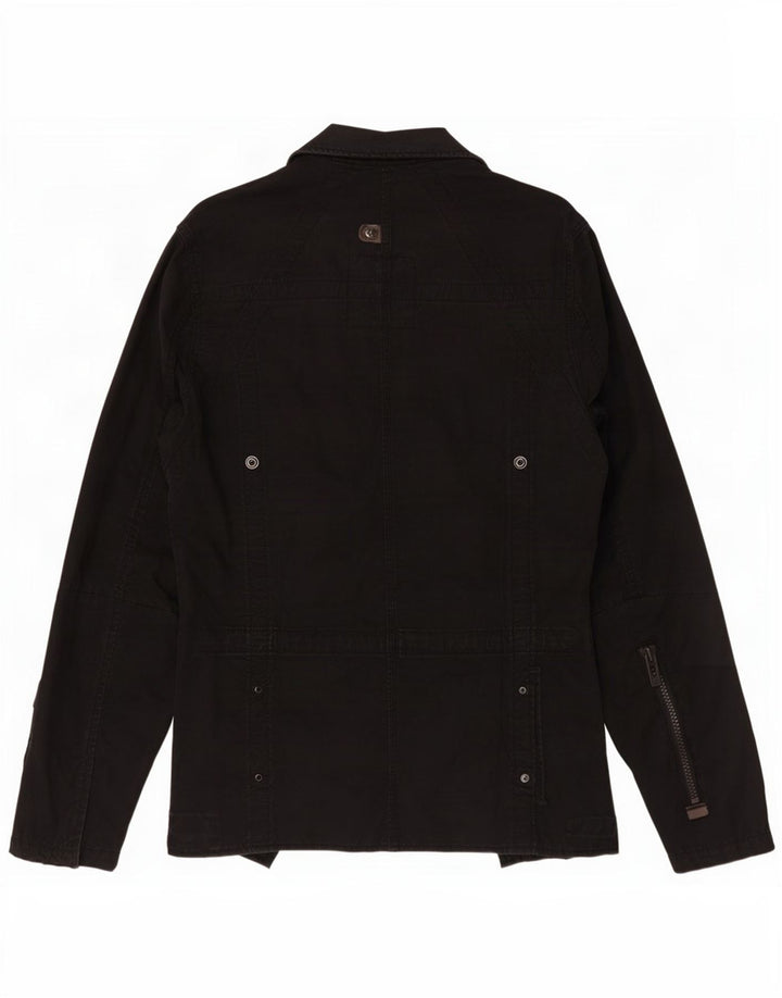 G-Star Chaqueta utilitaria para hombre UK 40 Grande Algodón negro