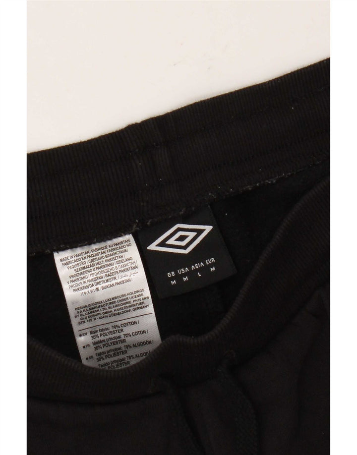 Umbro Pantalones cortos deportivos para mujer UK 44 Mediano Negro Algodón