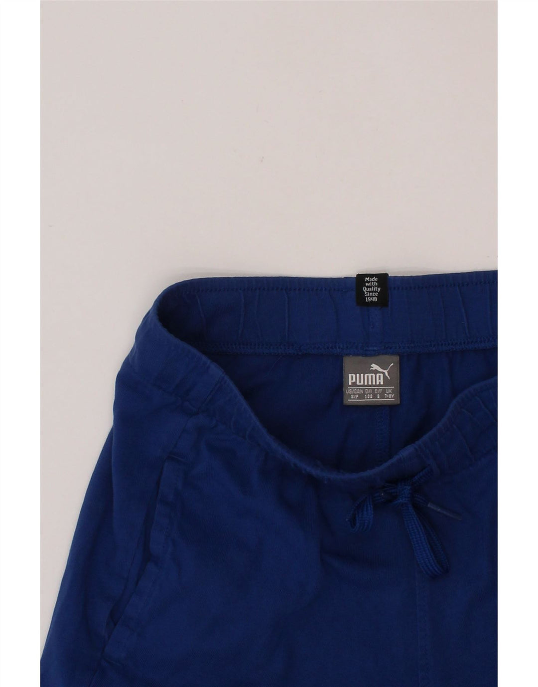 PUMA Pantalones cortos deportivos para niño 7-8 años Azul