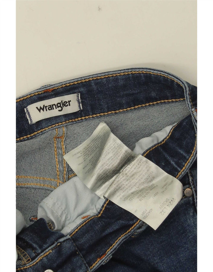Vaqueros ajustados para mujer Wrangler W24 L32 Azul