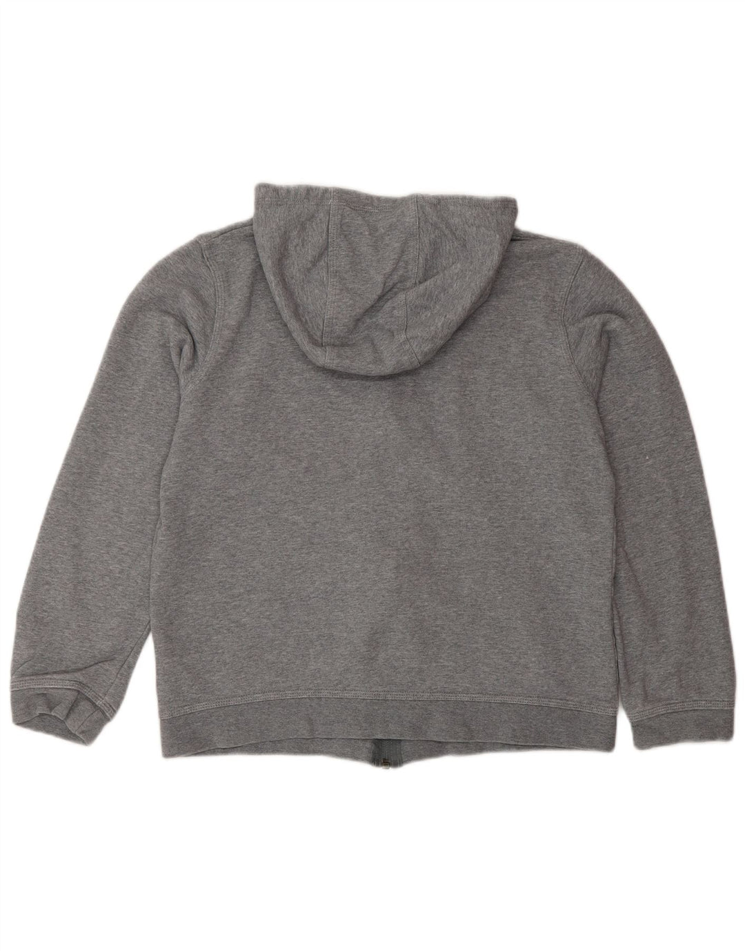 Nike Sudadera con capucha y cremallera para niños 13-14 años XL Gris Algodón