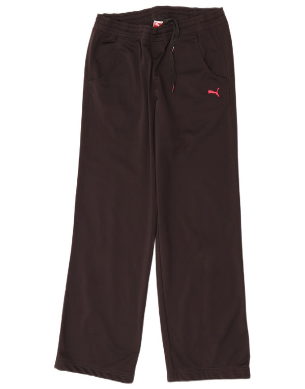 Puma Womens Tracksuit Trousers UK 10 Small Black Polyester