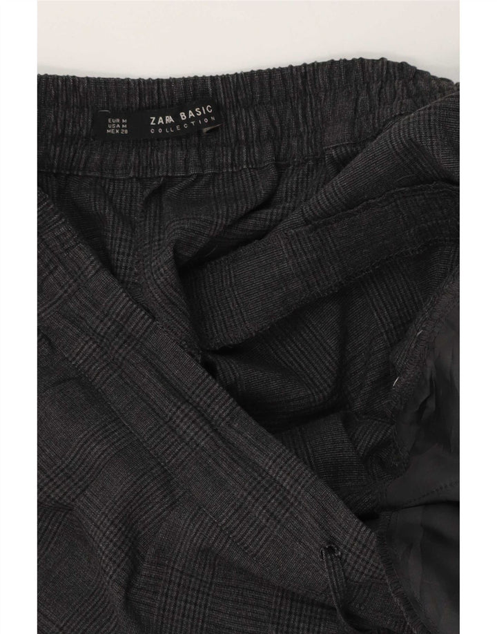 Zara Mujer Pantalón Chino Tapered Mediano W28 L27 Gris