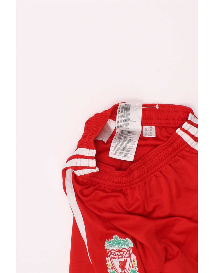 Adidas Boys Liverpool Graphic Shorts deportivos 3-4 años Rojo Poliéster
