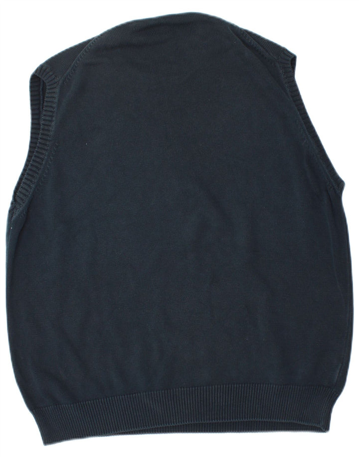 Henry Cottons - Camiseta sin mangas para hombre, talla grande, color azul marino