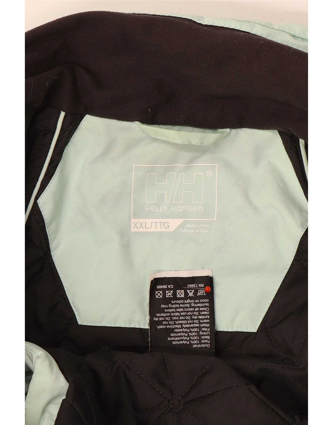 Helly Hansen Chaqueta de esquí para mujer UK 20 2XL Turquesa Colorblock Poliamida